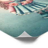 Poster Illustration de poupée mignonne. (Coin)