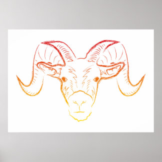Poster illustration de rame