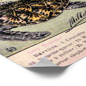 Poster Illustration de Reptiles vintages par Adolphe Mill (Coin)