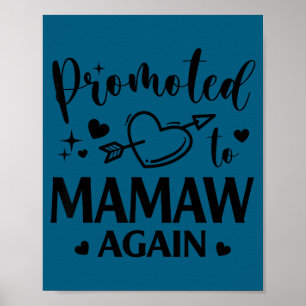 Poster Illustration de révélation du sexe de Mamaw à nouv