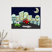 Poster Illustration de rue (Cuisine)