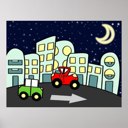 Poster Illustration de rue (Devant)
