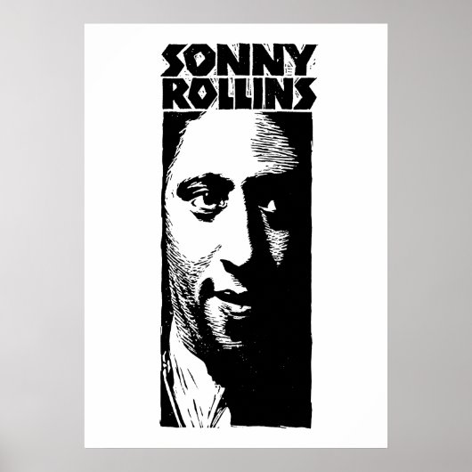 Poster Illustration de Sonny Rollins (Devant)