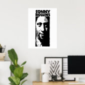 Poster Illustration de Sonny Rollins (Bureau à domicile)