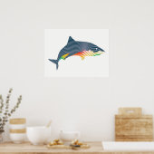 Poster Illustration de Swoosh Shark (Cuisine)