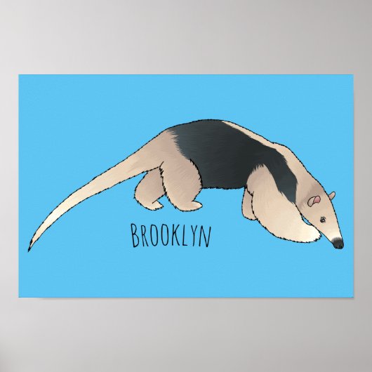 Poster Illustration de Tamandua (Devant)