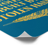 Poster Illustration de terres volées illégalement à perso (Coin)