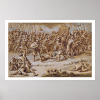 Illustration de 'The Iliad', 1760 (stylo et encre)