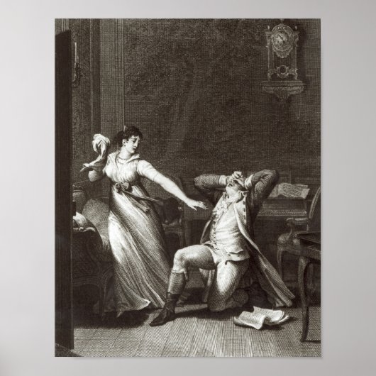 Poster Illustration de 'The Sorrows of Werther' (Devant)