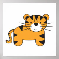 Illustration de tigre par Lorena Depante