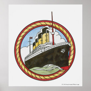 Poster Illustration de Titanic
