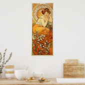 Poster Illustration de Topaz par Alphonse Mucha (Cuisine)