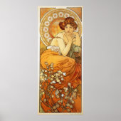 Poster Illustration de Topaz par Alphonse Mucha (Devant)