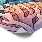 Poster Illustration de tortue (Coin)