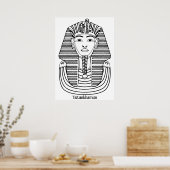 Poster Illustration de Toutankhamon (Cuisine)