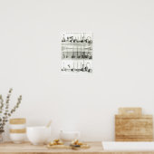 Poster Illustration de 'Traite de la Pesanteur de (Cuisine)