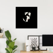 Poster Illustration de vampire graphique (Bureau à domicile)