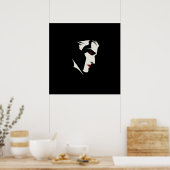 Poster Illustration de vampire graphique (Cuisine)
