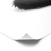 Poster Illustration de visage de chat drôle – Art de chat (Coin)
