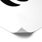 Poster Illustration de voiture classique en noir et blanc (Coin)