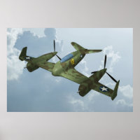 Illustration de Vol de Warbird Militaire d'Art d'A