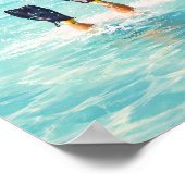 Poster Illustration de voyage d'art vintage Samoa (Coin)