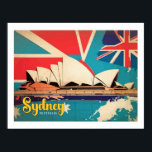 Poster Illustration de voyage de Sydney Australia Pop Art<br><div class="desc">Illustration de voyage de Sydney Australia Pop Art</div>