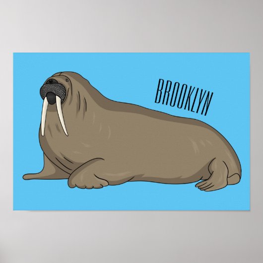 Poster Illustration de Walrus (Devant)