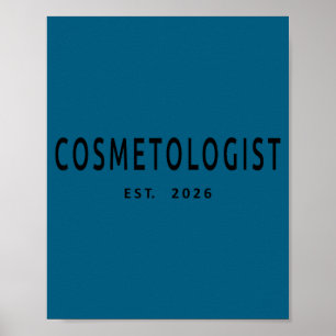 Poster Illustration d'école de beauté Esthéticienne 2026