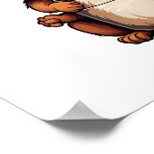 Poster Illustration d'écureuil de dessin (Coin)