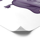 Poster Illustration d'éléphant de dessin animé (Coin)