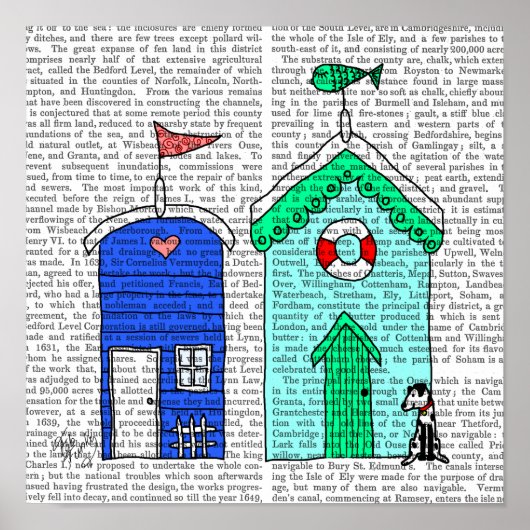 Poster Illustration des Beach Huts 2 (Devant)