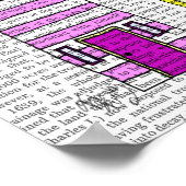 Poster Illustration des Beach Huts 3 (Coin)