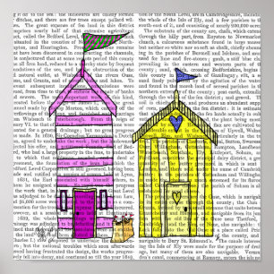 Poster Illustration des Beach Huts 3