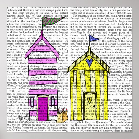 Poster Illustration des Beach Huts 3 (Devant)