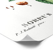 Poster Illustration des cendres de montagne vintage (Coin)