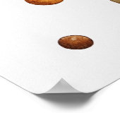 Poster Illustration des planètes du système solaire (Coin)