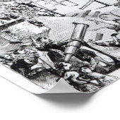 Poster Illustration des "voyages de Gulliver" (Coin)