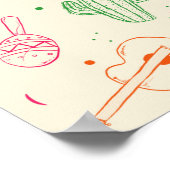 Poster Illustration Dessinée À La Main De La Journée Cinc (Coin)