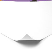 Poster Illustration d'Halloween : Fille Citrouille (Coin)