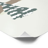 Poster Illustration d'hiver de la patinoire confortable (Coin)