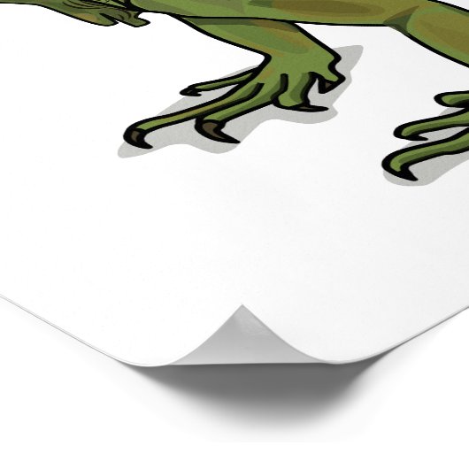 Poster Illustration d'Iguana (Coin)