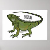 Poster Illustration d'Iguana (Devant)