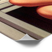 Poster Illustration d'infirmière rétro (Coin)