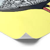 Poster Illustration d'oiseau faisan d'argent (Coin)