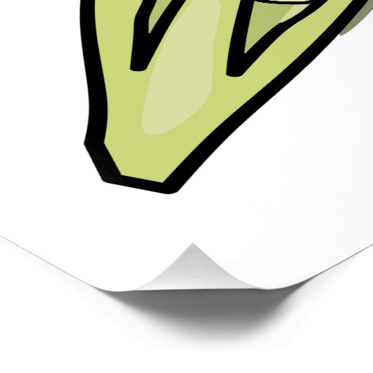 Poster Illustration d'Okra (Coin)