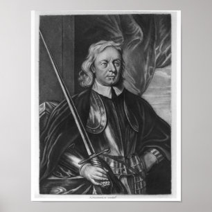 Poster Illustration d'Oliver Cromwell