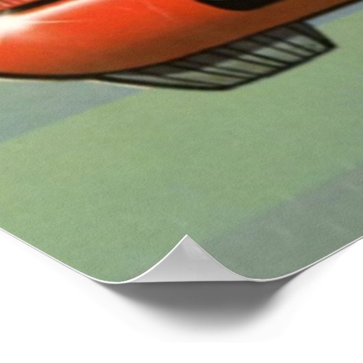 Poster Illustration d'Outrun (Coin)