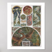 Poster Illustration Dragons - Par Anton Seder (Devant)