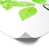 Poster Illustration du bascule aquarelle (Coin)